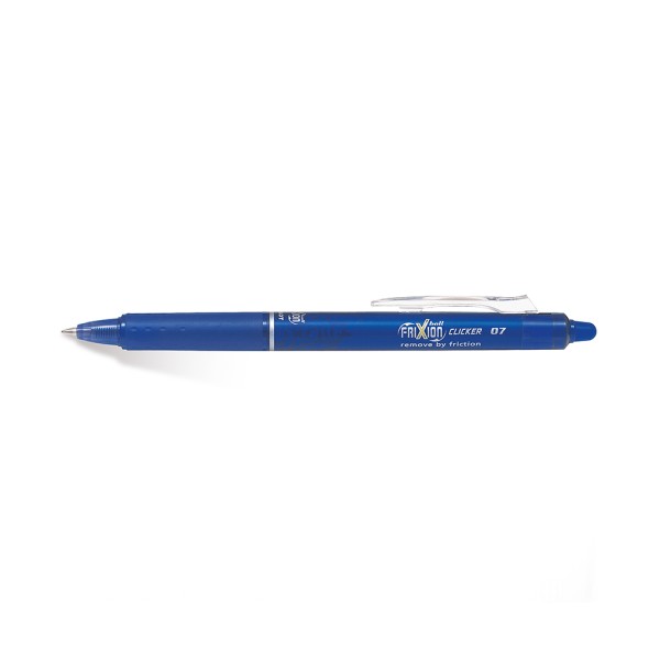 PILOT FRIXION CLICKER ROLLER 0.7 BLUE ERASABLE