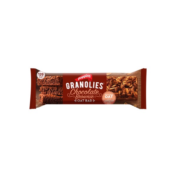POPPINS GRANOLIES OAT BAR CHOCOLATE BROWNIE