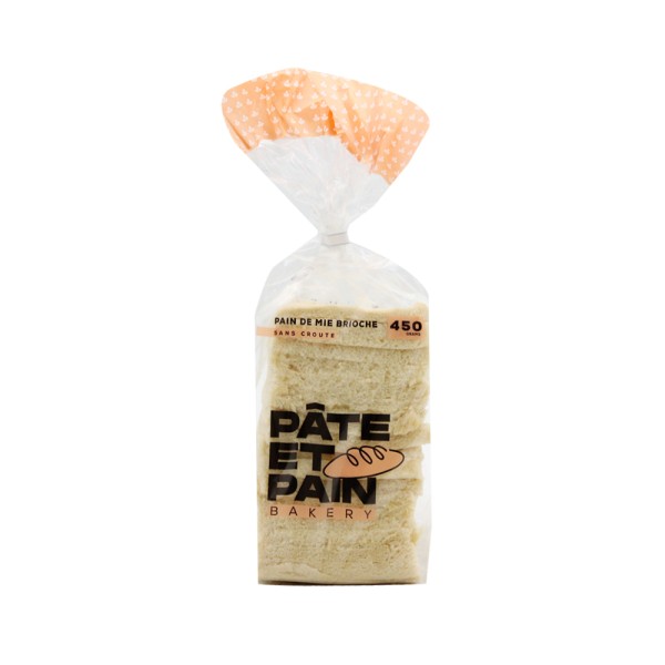 PATE ET PAIN PAIN DE MIE BRIOCHE SANS CROUTE