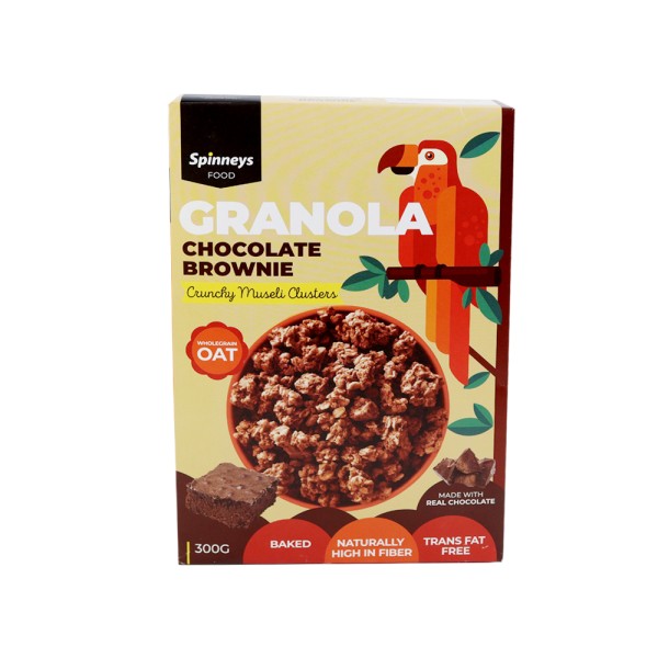 SPINNEYS GRANOLA CHOCOLATE BROWNIES