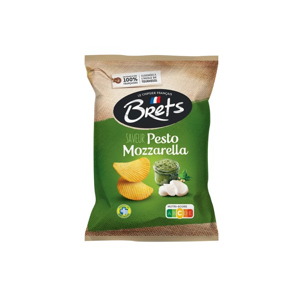 BRETS CHIPS PESTO MOZZARELLA