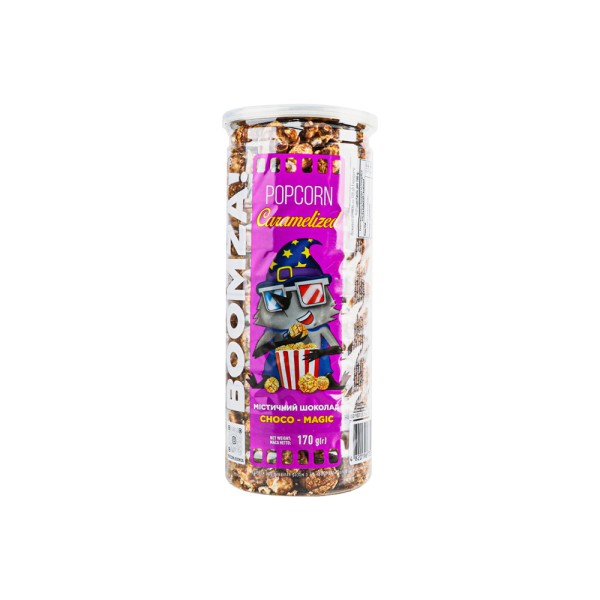 BOOMZA CARAMELIZED POPCORN MAGIC CHOCOLATE