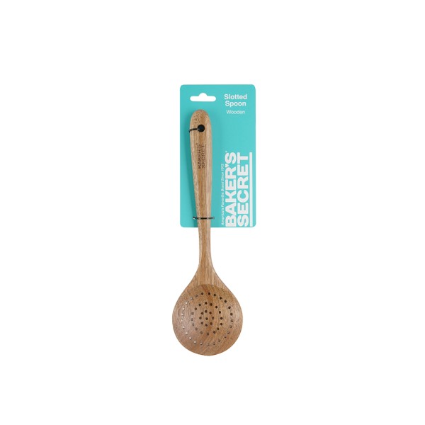 BAKER'S SECRET WOODEN SOLTED SPOON