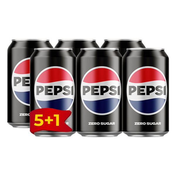 PEPSI PEPSI ZERO CANS 5+1
