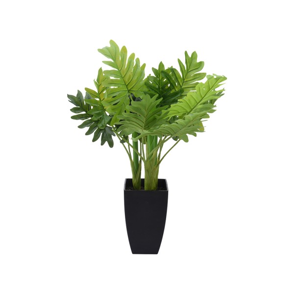 HARD GOODS ARTIFICIAL PLANT IN POT WITH STONES 3ASS STYLES