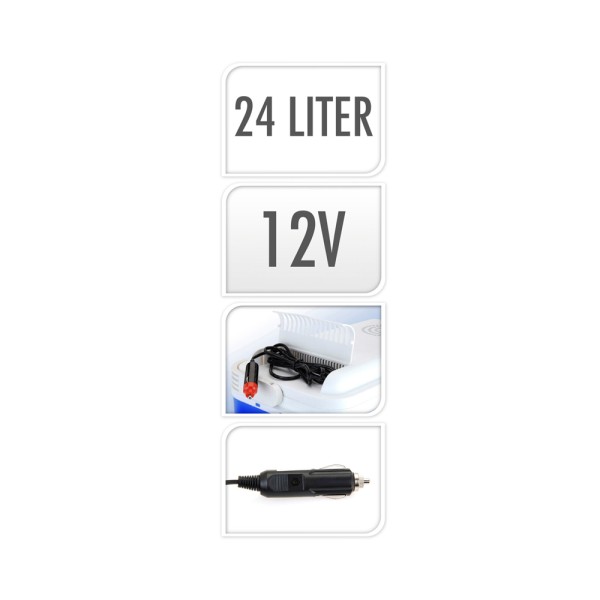 EXCELLENT COOLER BOX ELECTRICAL 12 VOLT BLUE