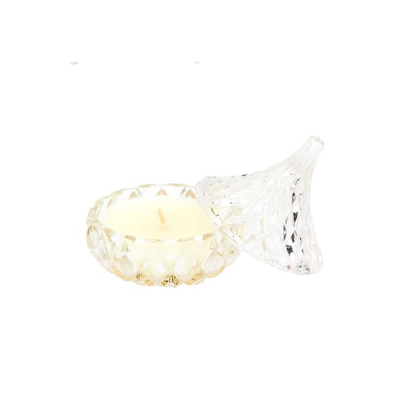  SCENTED CANDLE TOP CISELE CLASSIC GLASS TRANSP