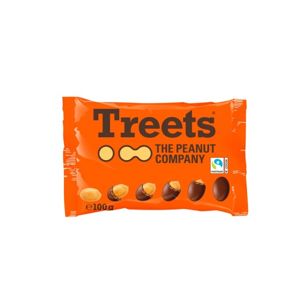 TREETS PEANUTS MILK CHOCOLATE BAGS
