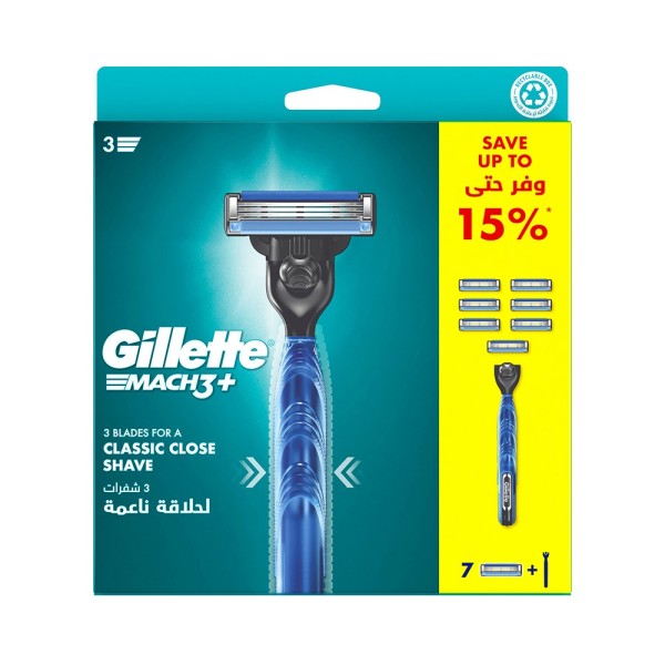 GILLETTE BLADES MACH3 PLUS 