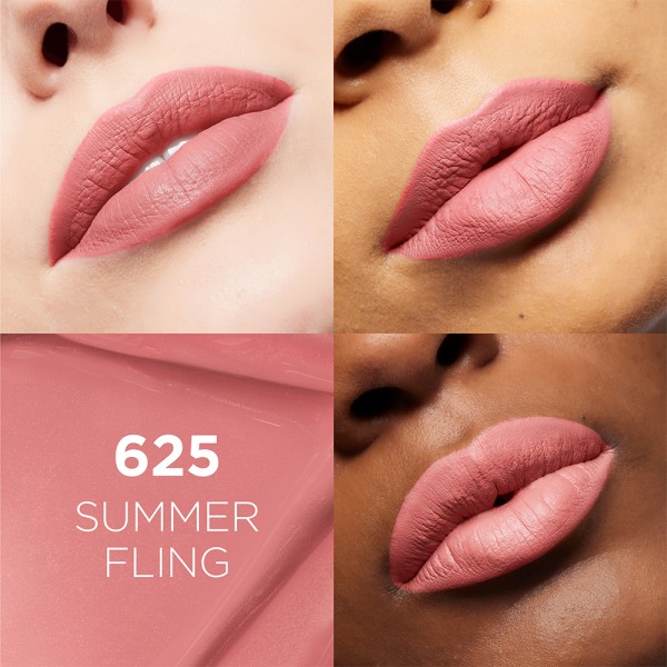 LOREAL LIPSTICK NUDE MATTE RESISTANCE 625 SUMMER 