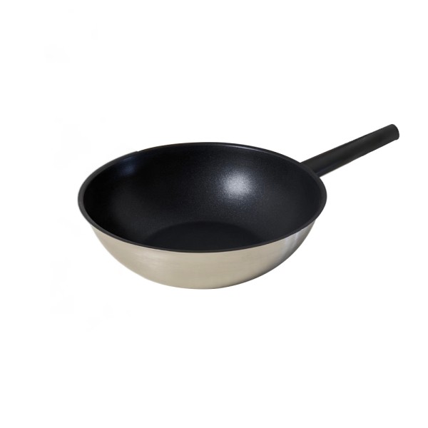 FONTIGNAC WOK PAN STAINLESS STEEL