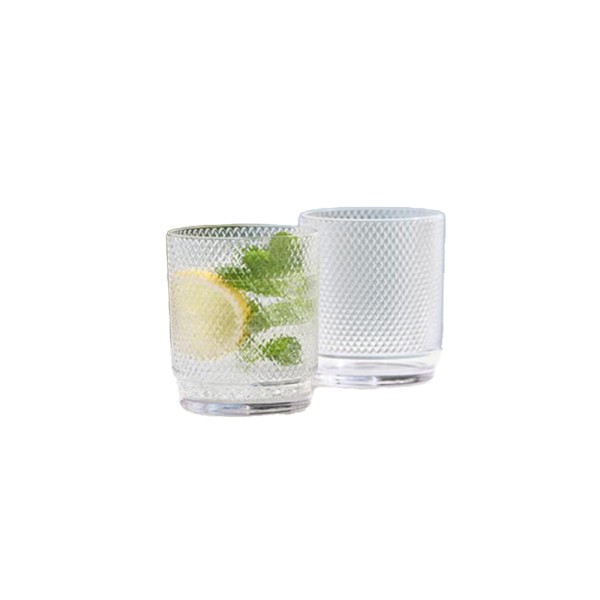 MOODS PLASTIC LONG CUP SET 430ML