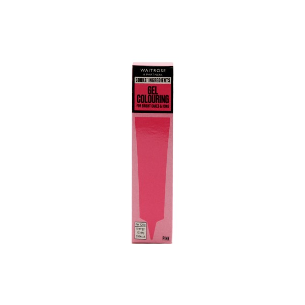 WAITROSE PINK GEL COLOURING