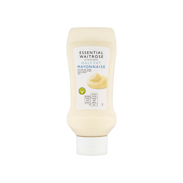 WAITROSE SQUEEZY HALF FAT MAYONNAISE
