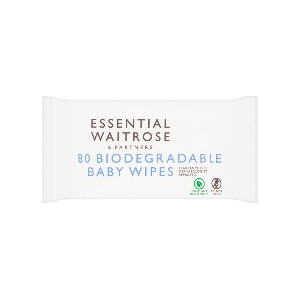 WAITROSE FRAGRANCE FREE BABY WIPES