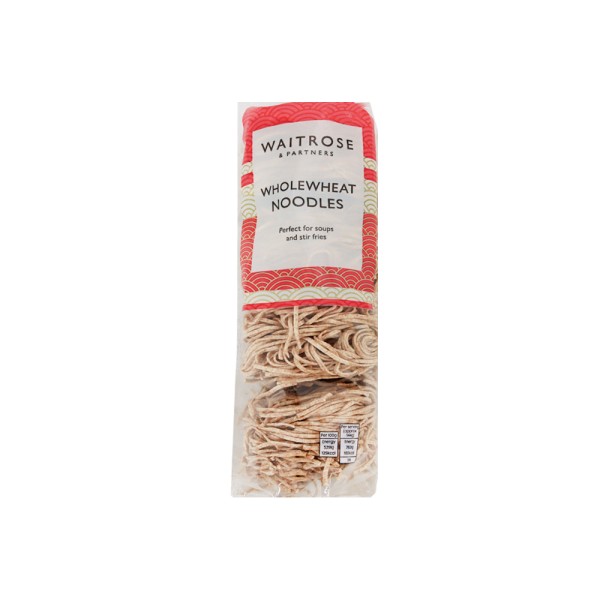 WAITROSE WHOLEWHEAT NOODLES
