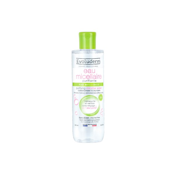 EVOLUDERM MICELLAR WATER COMBINATION SKINS      