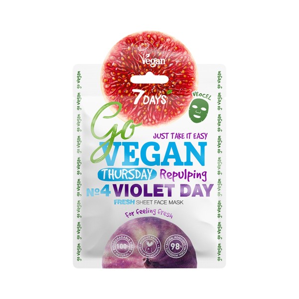 GO VEGAN GO VEGAN FRESH SHEET FACE MASK THURSDAY
