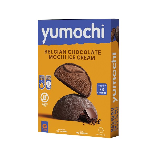 YUMOCHI CHOCOLATE MOCHI ICE CREAM BOX 6PCS GLUTEN FREE | Spinneys