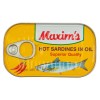 Maxim’s Hot Sardine In Vegetable Oil Canned 125G 137369-V001 by Maxim's
