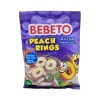 Bebeto Kervan Jelly Gum Peach Rings - 80G 372069-V001 by Bebeto