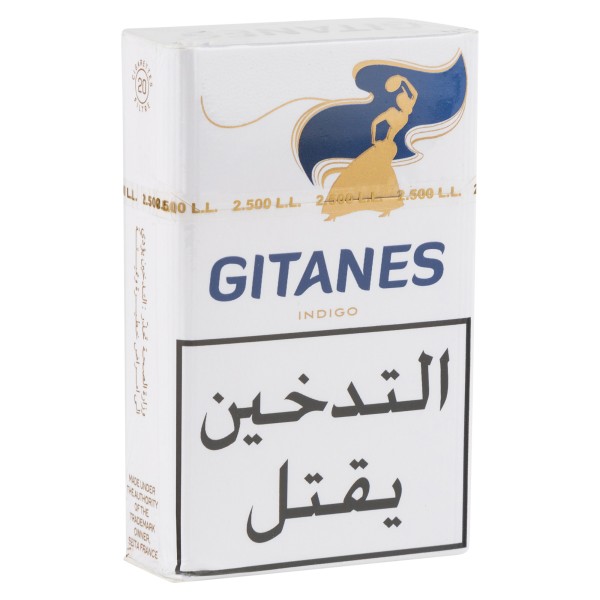 GITANES BLONDES LIGHT CIGARETS