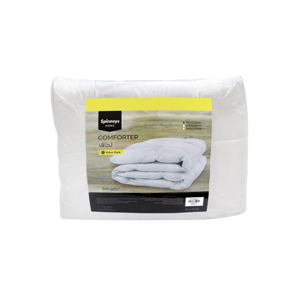 SPINNEYS SP COMFORTER PLAIN 300GSM SINGLE