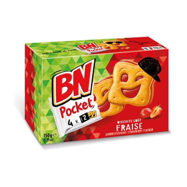 MCVITIES POCKET STRAWBERRY BISCUIT 4X2P