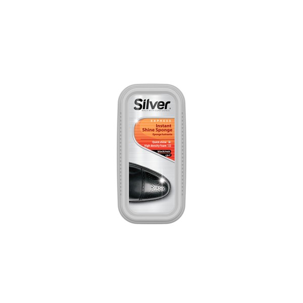 SILVER SHOE POLISH SPONGE BLACK