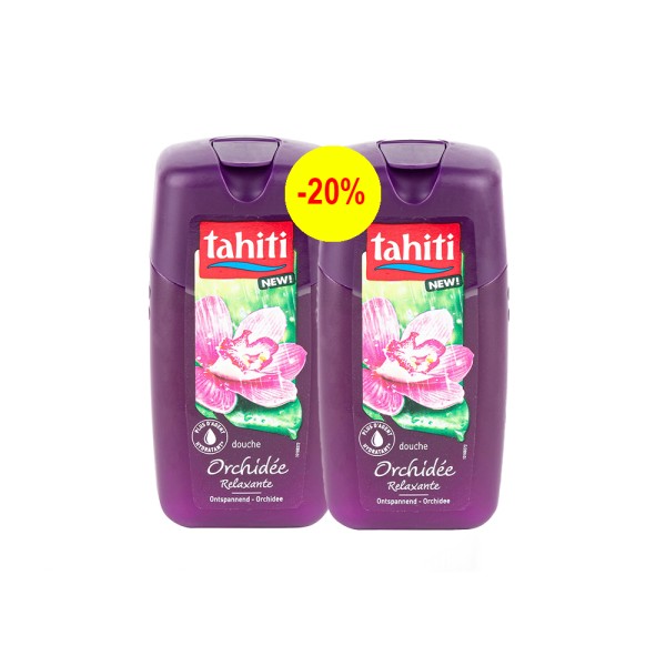 TAHITI 2xSHOWER GEL ORCHIDE -20PCUT