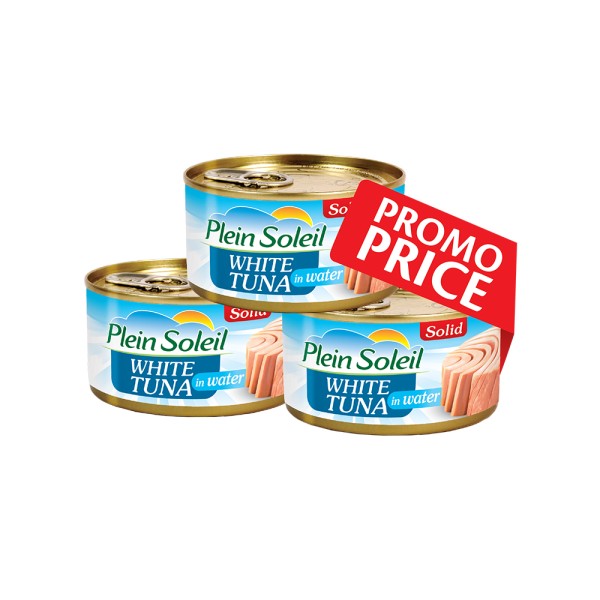 PLEIN SOLEIL 3xWHITE TUNA IN WATER SP PR