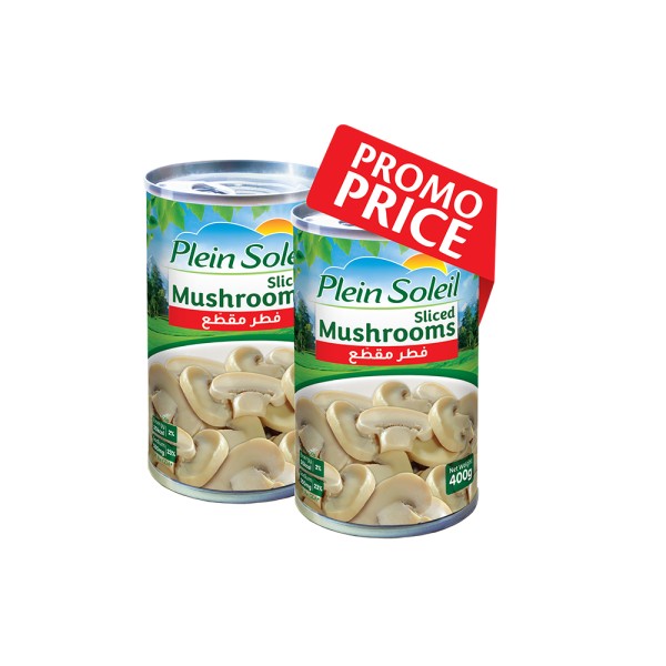 PLEIN SOLEIL 2xSLICED MUSHROOMS SP PRICE