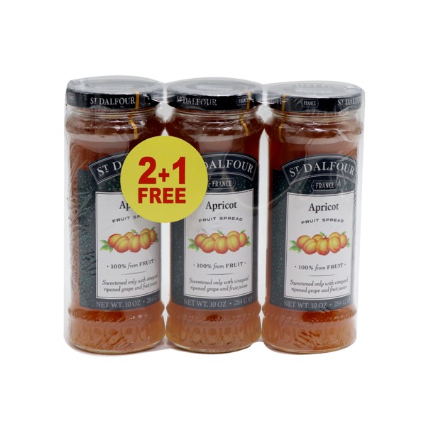 ST DALFOUR APRICOT JAM 2+1 FREE