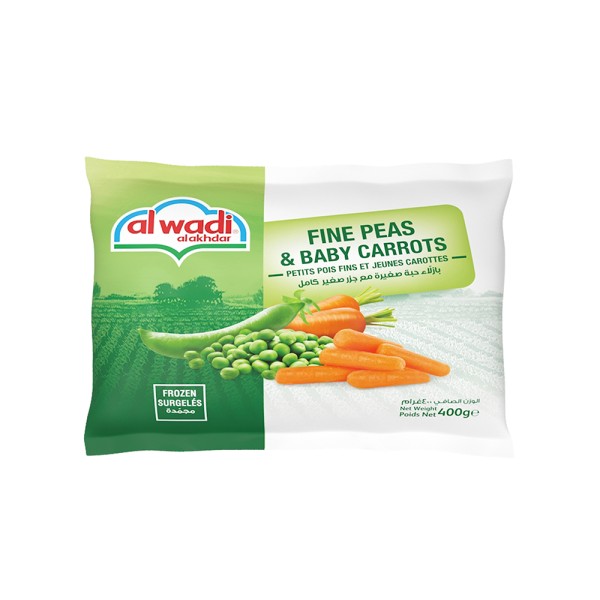 AL WADI AL AKHDAR VERY FINE PEAS+BABY CARROTS