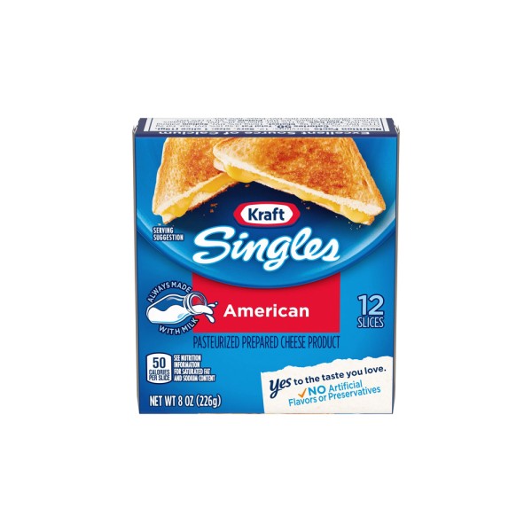 KRAFT SINGLES AMERICAN 12SLICES
