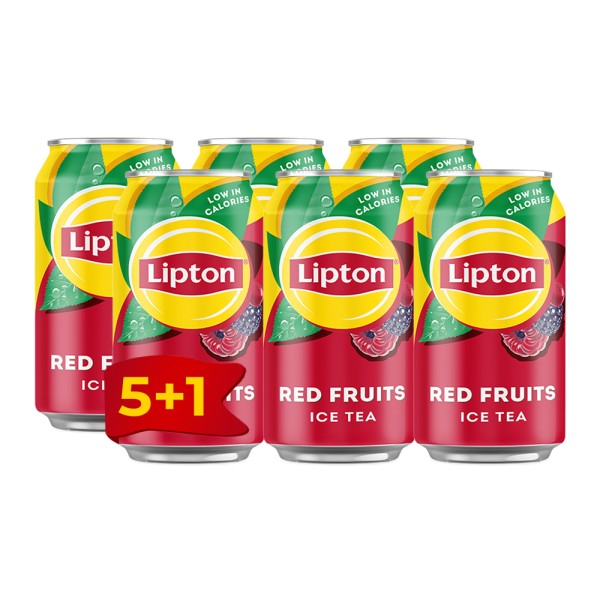 LIPTON ICE TEA REDFRUIT 5+1 FREE
