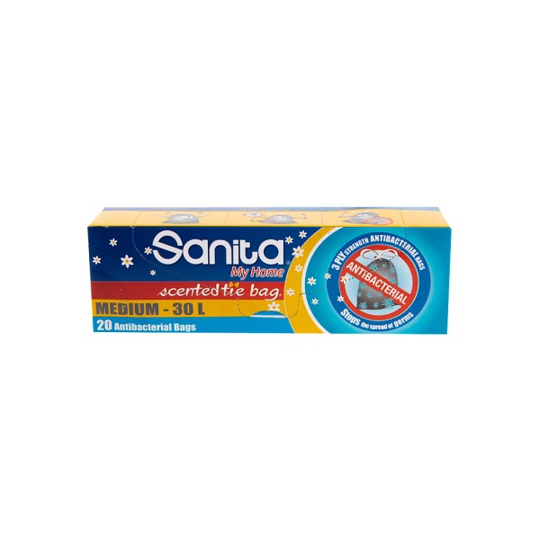 SANITA TIE BAG ANTI BACTERIAL SCENTD