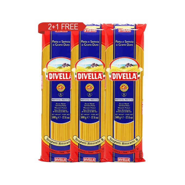 DIVELLA SPAGHETTI 8 2+1 FREE