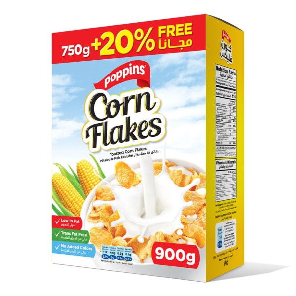 POPPINS CORN FLAKES + 20% FREE