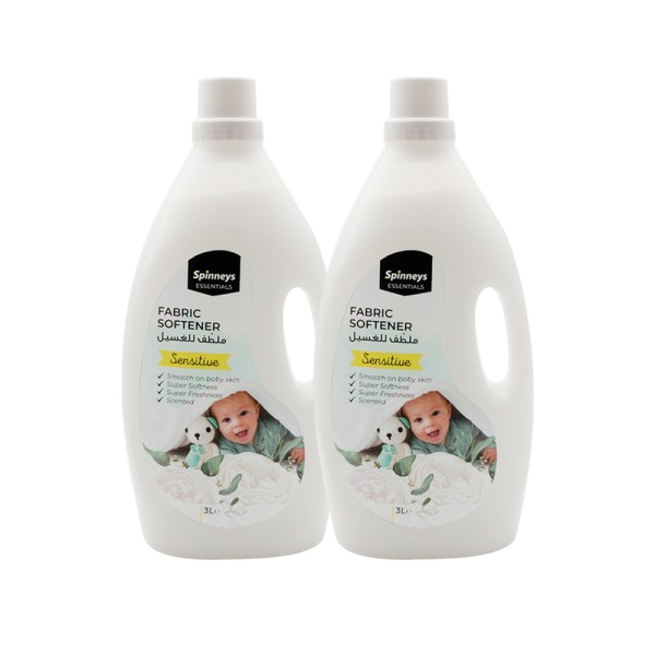 SPINNEYS ESSENTIALS 2xFABRIC SOFTENER BABY TOUCH AT SP