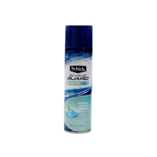 SCHICK SHAVING GEL SENSITIVE ALOE