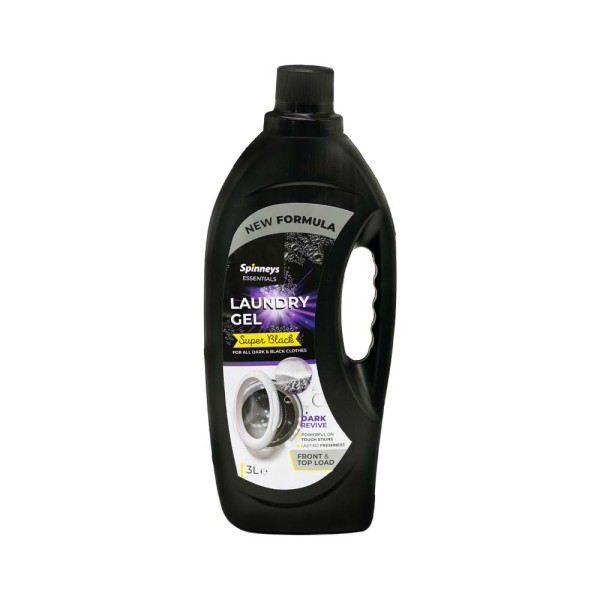 SPINNEYS ESSENTIALS LAUNDRY GEL SUPER BLACK