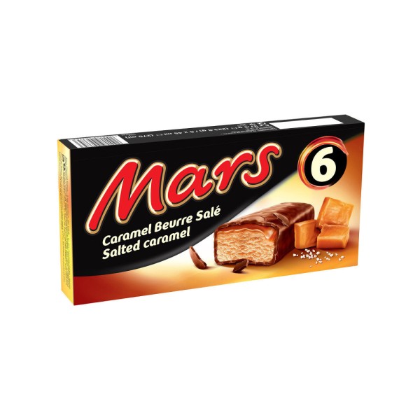 MARS BARRE CARAMEL BEURRE SALE X6