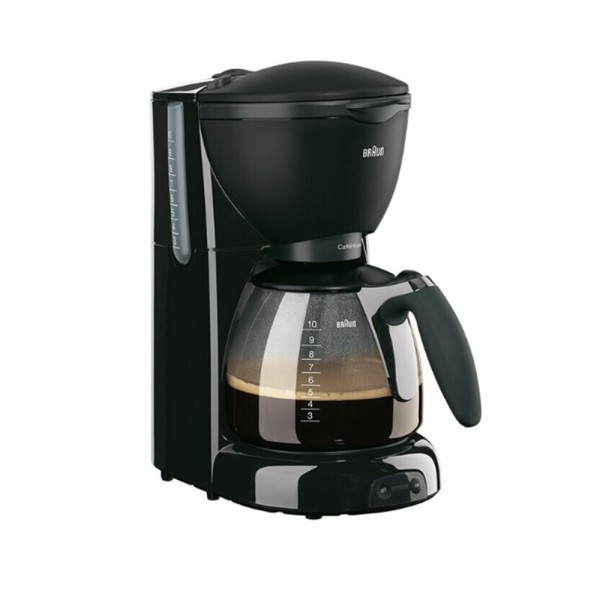 BRAUN COFFE MAKER BLACK 10CUPS