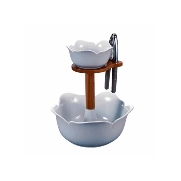 CASALINGA PORCELN BOWL SET W NUTCRACKER