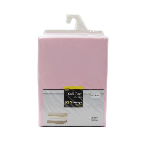 SPINNEYS QUILT COVER PINK 100PCENT COTTON