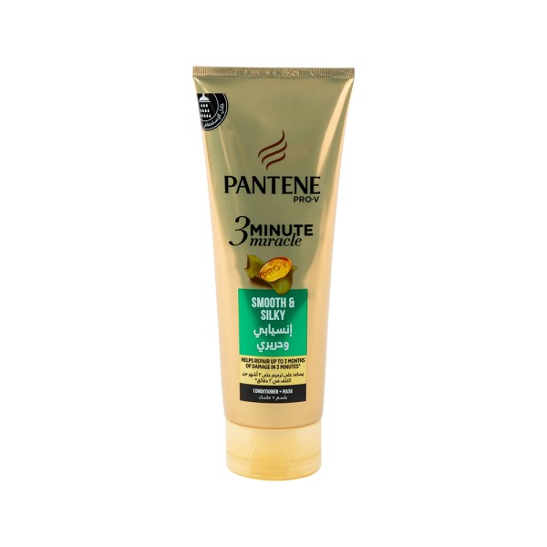 Pantene Pro-V Smooth & Silky 3 Minute Miracle Conditioner 200ml