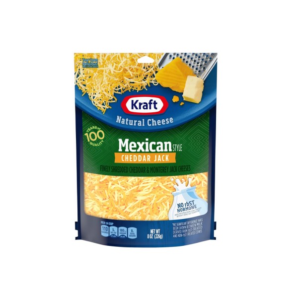 KRAFT MEX CHEDAR JACK FINLY SH