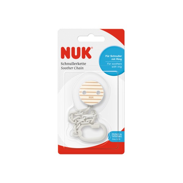 NUK SOOTHER CHAIN BABY BLUE