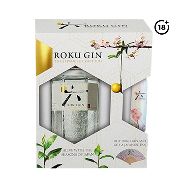 ROKU JAPANESE GIN+FREE FAN